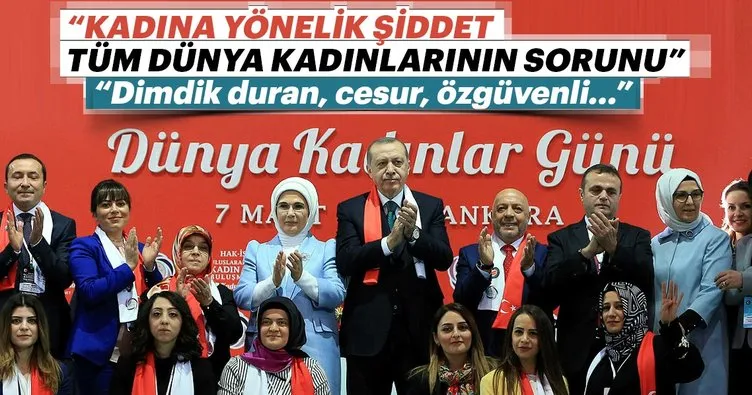 Cumhurbaşkanı Erdoğan'dan 8 Mart Dünya Kadınlar Günü mesajı