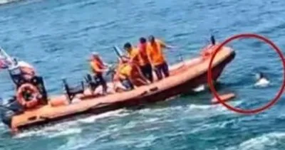 Vapurdan denize düşen yolcuyu kıyı emniyet ekipleri kurtardı