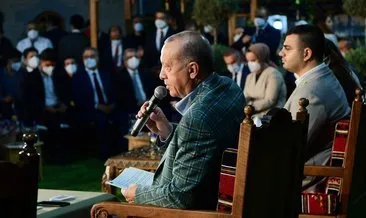 Erdoğan şiirin başkentinde gençlerle buluştu