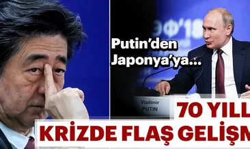 Putin, Japonya’ya zeytin dalı uzattı!