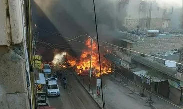 Son dakika: Afrin’de bomba yüklü araç patladı