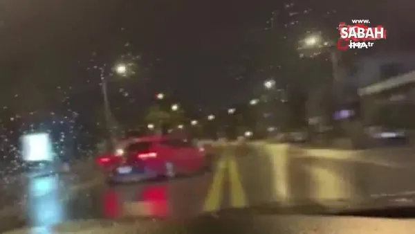 İstanbul Kadıköy’de drift yapan trafik magandası kamerada