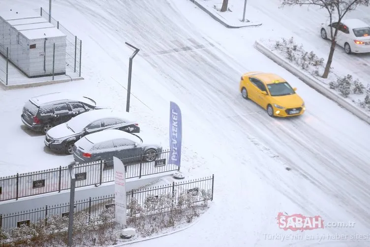 Son dakika haberi! Ankara’da kar yağışı etkili oldu! Şehri beyaza bürüdü