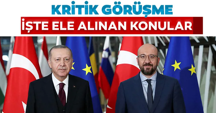 Son dakika: Başkan Erdoğan, AB Konseyi Başkanı ile görüştü