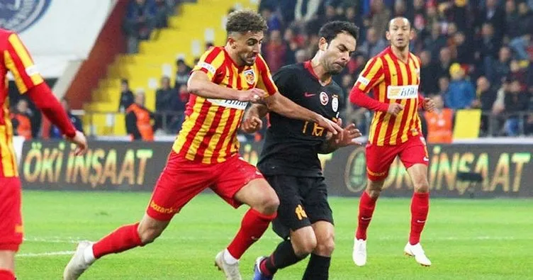Galatasaray ile Kayserispor 46. randevuda