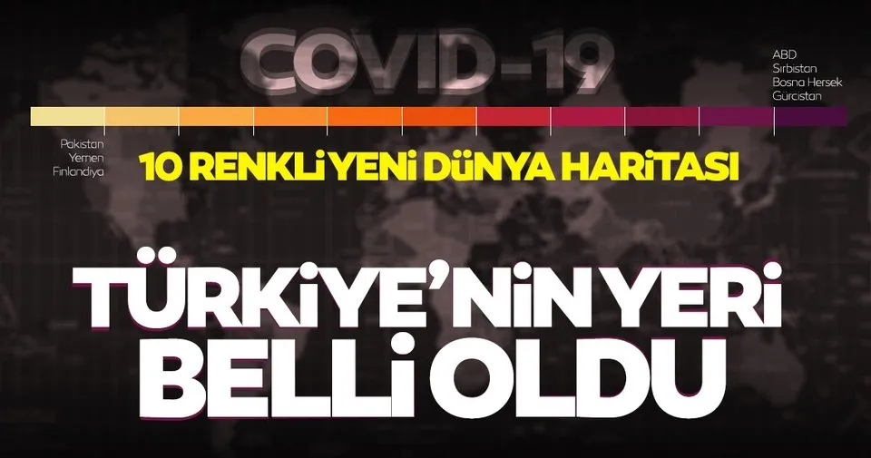 Son dakika haberi... Türkiye'nin rengi belli oldu! İşte yeni kovid dünya haritası