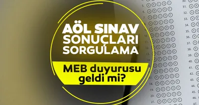 AÖL sonuçları açıklandı son dakika duyurusu MEB’den bekleniyor! 2023 Açık Lise 3. Dönem AÖL sınav sonuçları ne zaman açıklanacak, bugün açıklanır mı?