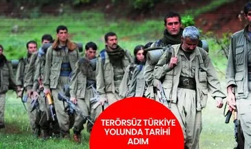 Terör örgütü PKK silah bıraktı: Tarihi an tarihi görüntüler! Terörsüz Türkiye için tarihi adımlar