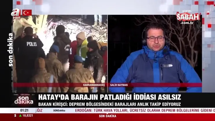 Bakan Kirişci'den 'Hatay'da baraj patladı' iddialarına yalanlama | Video