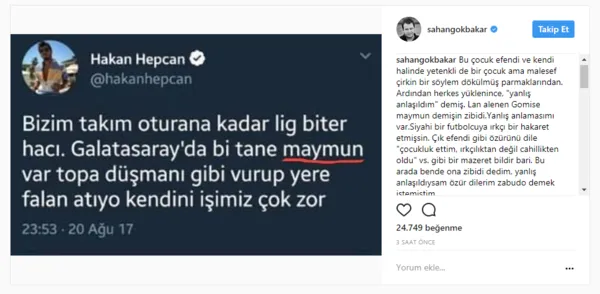 Şahan'dan, Hakan Hepcan'a tepki - 1