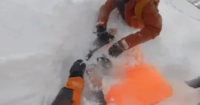 İsviçre’de çığ faciası yaşandı! Çığ altında kalan kadın kayakçıları böyle kurtardılar!