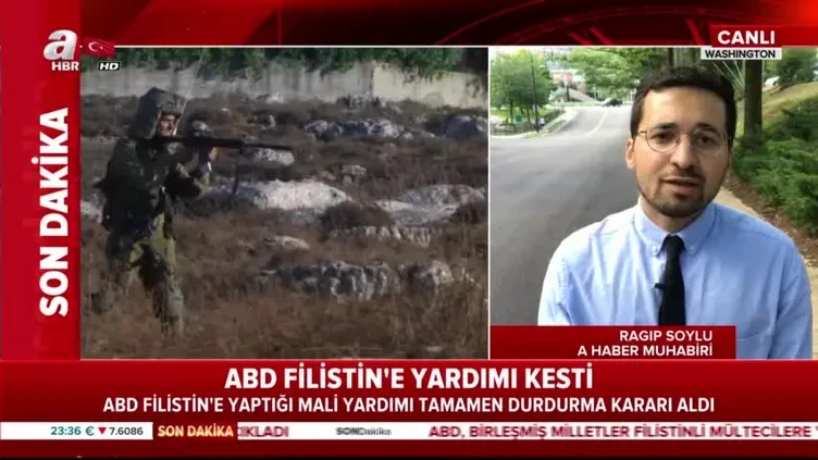 ABD Filistin'e yardımı kesti