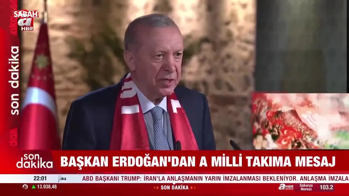 Başkan Erdoğan A Milli Futbol Takımı’na video mesaj gönderdi videosunu izle Başkan Erdoğan A Milli Futbol Takımı’na video mesaj gönderdi videosunu izle