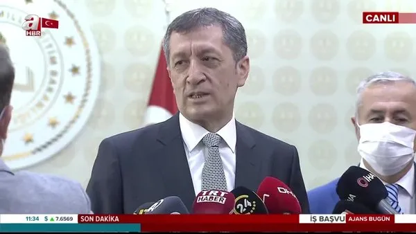 Son dakika haberi: Milli Eğitim Bakanı Ziya Selçuk'tan flaş 'Yüz yüze' eğitim ve EBA TV açıklaması | Video