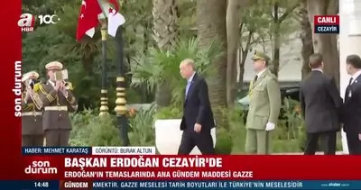 Başkan Erdoğan Cezayir’de | Video