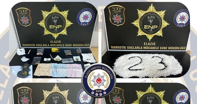 Elazığ’da uyuşturucu operasyonu: 17 tutuklama