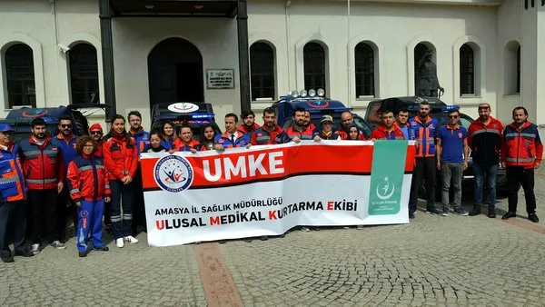 UMKE ekipleri Afrin'e uğurlandı