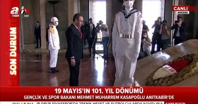 Gençlik ve Spor Bakanı Mehmet Muharrem Kasapoğlu Anıtkabir’de saygı duruşunda bulundu | Video