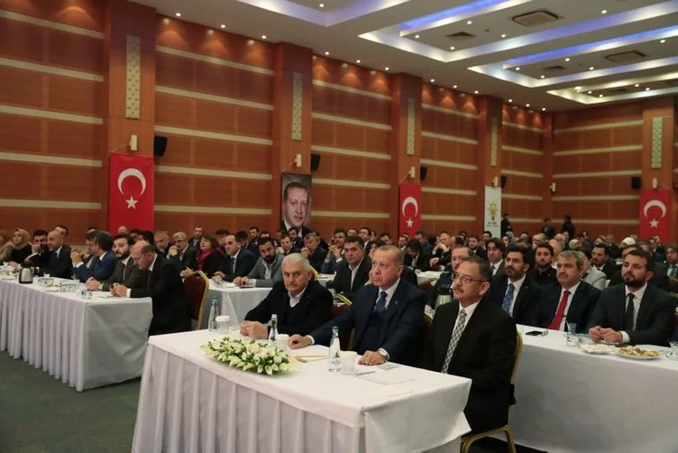 BaÅkan ErdoÄan AK Parti İl BaÅkanlıÄı´nda