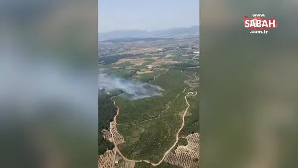 Son Dakika: İzmir’de orman yangınına havadan ve karadan müdahale | Video