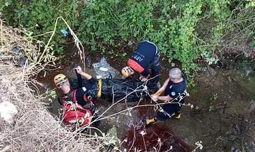 Sakarya'da feci olay! Yol kenarına tuvaletini yapmak istedi, dere yatağına düşerek öldü #istanbul