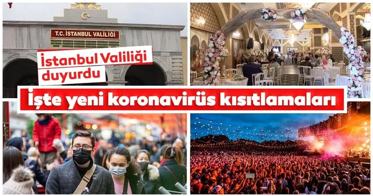 SON DAKİKA HABERİ: İstanbul Valiliği’nden yeni koronavirüs tedbirleri