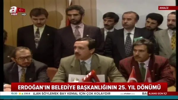 Bugün 27 Mart 2019: Başkan Erdoğan, 25 yıl önce bugün  İstanbul Büyükşehir Belediye Başkanı seçildi!