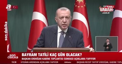 Kabine Toplantısı sonrası Başkan Erdoğan’dan önemli açıklamalar | Video