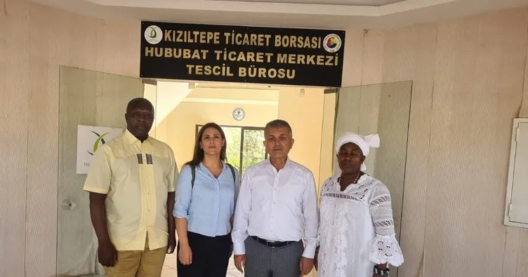Kamerun ticaret heyeti Kızıltepe hububat merkezini ziyaret etti