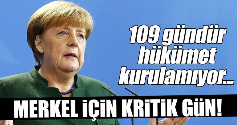 Almanya’da Merkel için kritik gün!