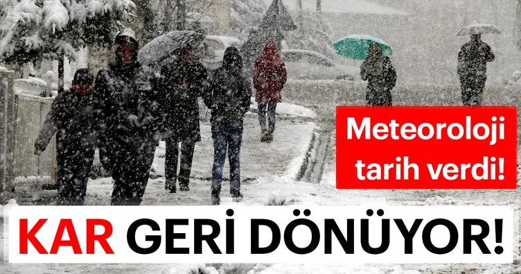 Meteoroloji’den kar yağışı ve hava durumu uyarısı geldi! İstanbul’a kar yağacak mı?