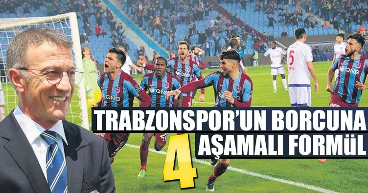 Trabzonspor’un borcuna 4 aşamalı formül