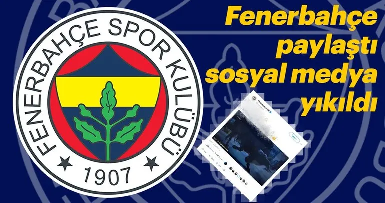 Fenerbahçe’den Beşiktaş maçı paylaşımı
