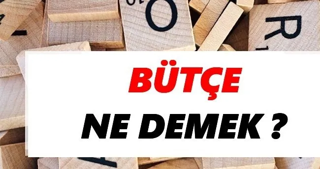 Bütçe Ne Demek? TDK Anlamına Göre Bütçe Sözlük Anlamı Nedir?
