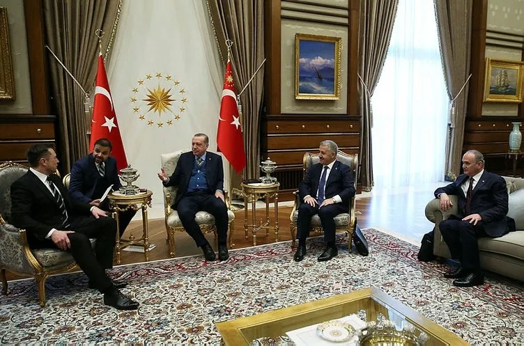 Erdoğan ile Musk'ın görüşmesi sona erdi