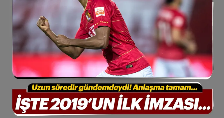 2019’un ilk imzası! Transfer...
