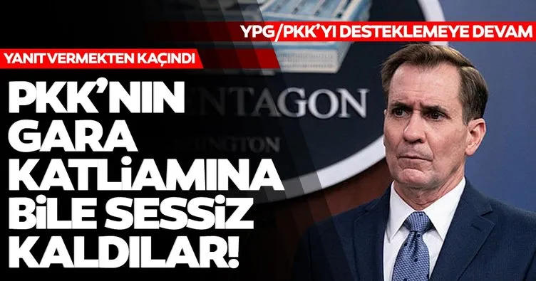 Pentagon PKK’nın Gara katliamına sessiz kaldı