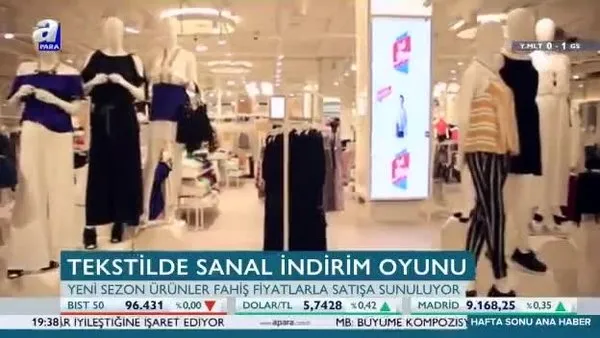 Tekstilde sanal indirim oyunu