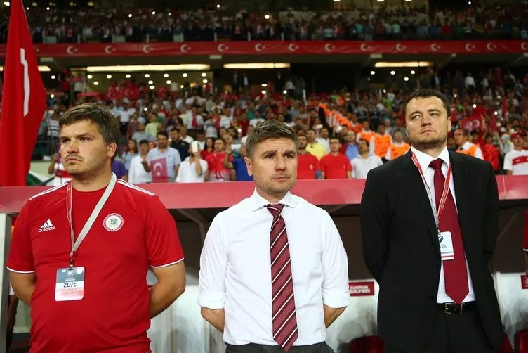 Türkiye Letonya maç fotoğrafları