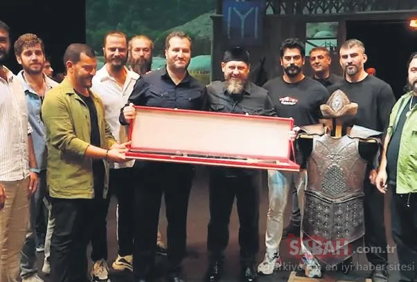 Çeçen lider Ramazan Kadirov Kuruluş Osman setinde! Türk tarihini hayranlıkla izliyorum