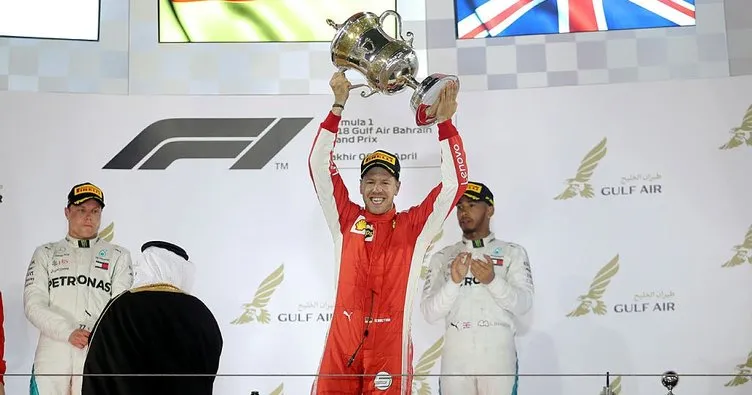 Bahreyn GP’de zafer Sebastian Vettel’in