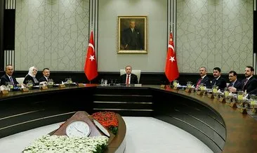 Son Dakika: Başkan Erdoğan başkanlığındaki ilk toplantı başladı