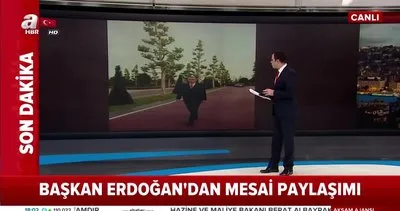 Cumhurbaşkanı Erdoğan’dan Ankara’da mesai paylaşımı! | Video