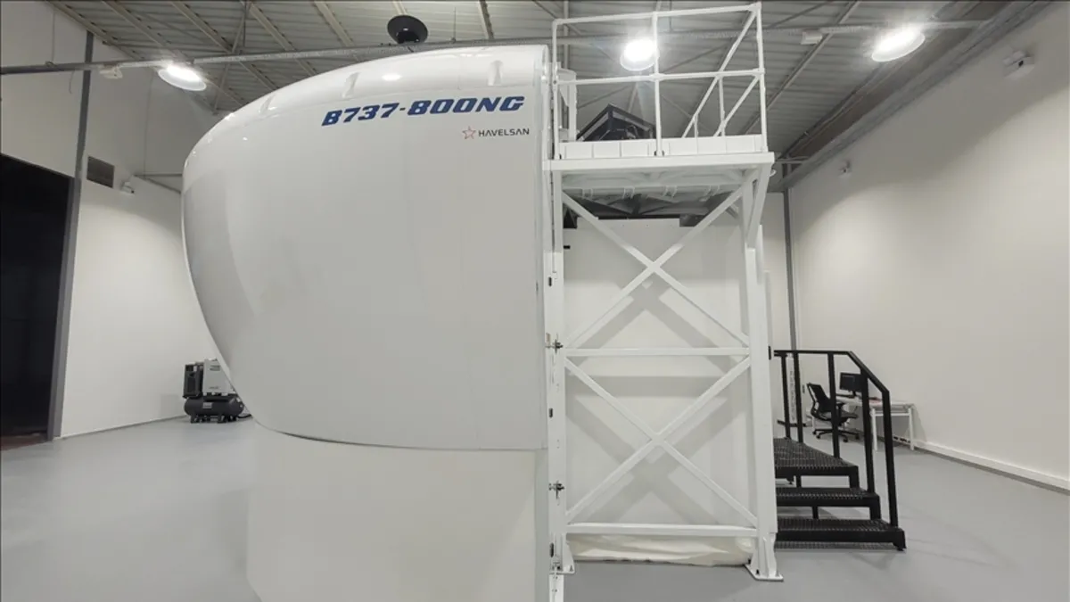 Türkiye'de bir ilk! Boeing 737NG seviye 2 Simülatörü sertifikalandı