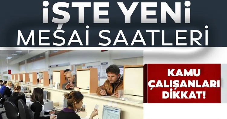 Son dakika: Başkan Erdoğan açıkladı! Kamu çalışanlarının mesai saatlerine düzenleme