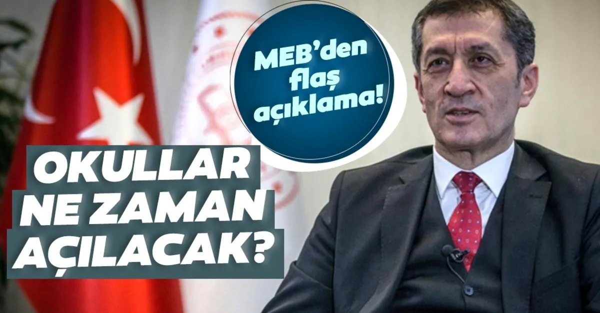 son dakika okullar ne zaman acilacak hangi tarihte meb 2020 2021 takvimi ile okullar kapandi mi ara tatil ne zaman bitecek yuz yuze egitim nasil olacak son dakika egitim haberleri