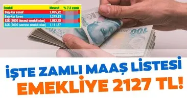 Emekliye Ocak ayında 2127 TL! Ocak zammı ile birlikte emekli maaşları ne kadar olacak?
