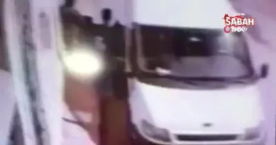 Şanlıurfa’da minibüsün kundaklanma anı kamerada | Video