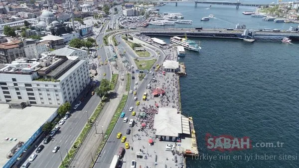 İstanbul'da kalanlar oraya akın etti!