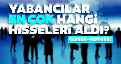 Borsa İstanbul’da günlük-haftalık yabancı payları 14/08/2020